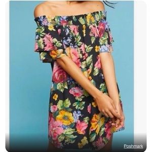 Anthropologie floral Cover up/dress